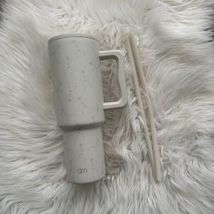 simple modern Halloween Dancing Skeletons 40oz trek tumbler